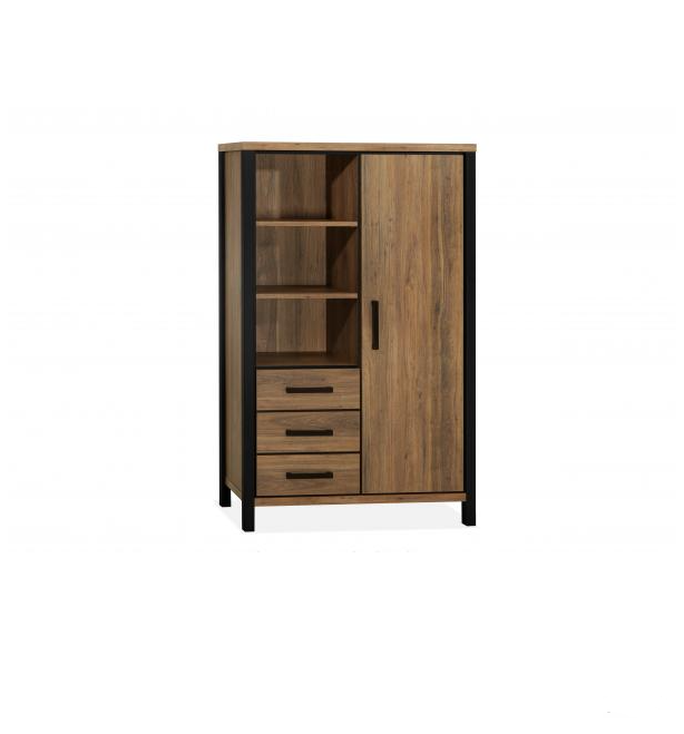 Eetplaats Novara: dressoir, bergkast en TV-kast en tafel Empire - toonzaalmodel - UITZONDERLIJKE AANBIEDING!!!