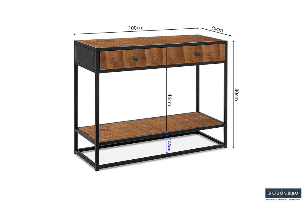 Wandtafel 'Ace' Mango hout RS