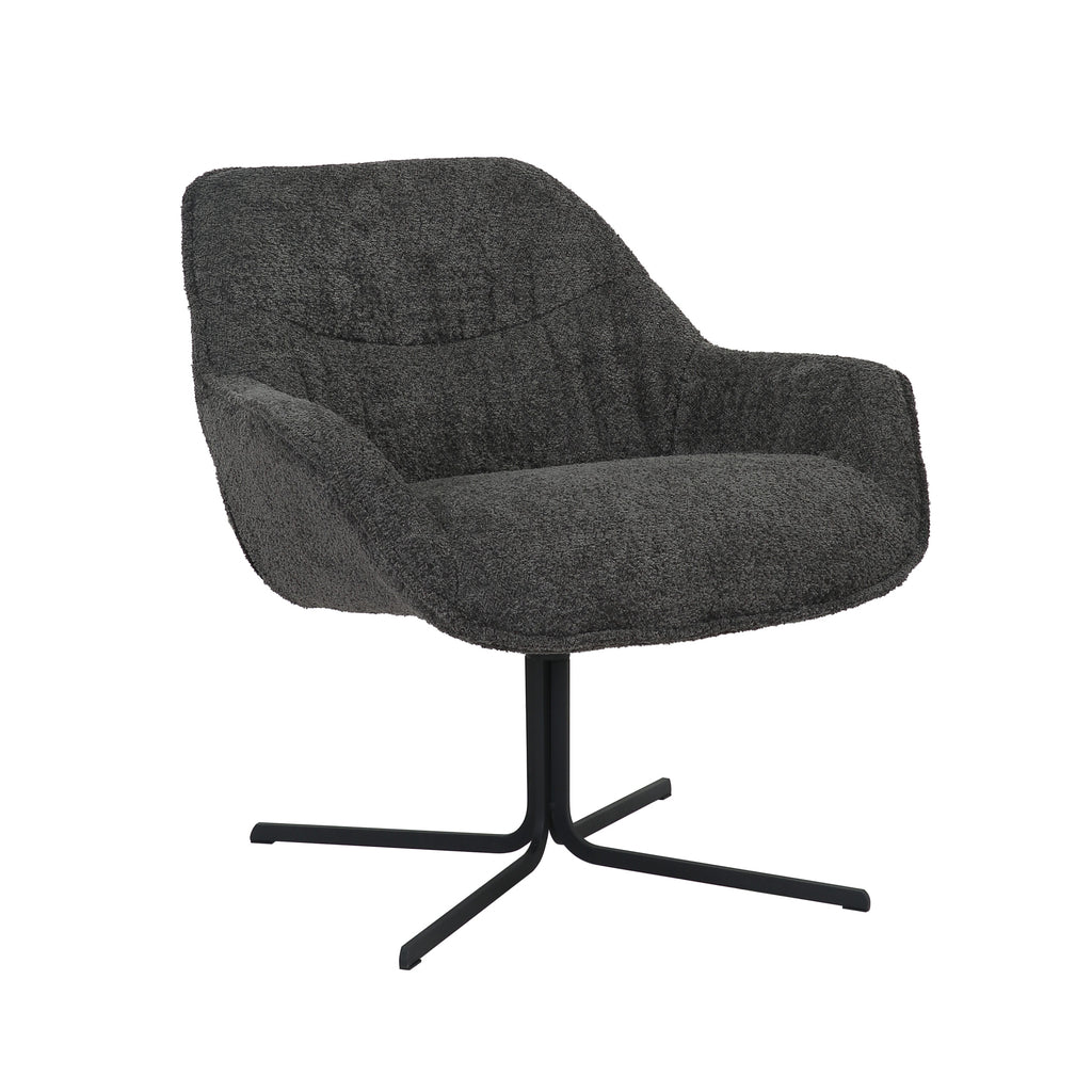 Fauteuil Mila | Donkergrijs STF