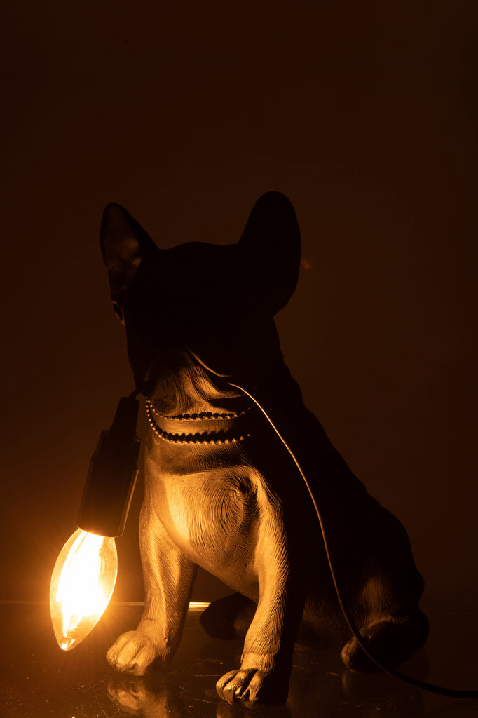 Lamp Bulldog Poly Zwart JL