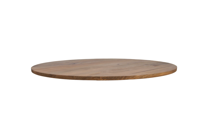 Ovaal tafelblad Oakland - 240x120x3,5 - Naturel - Mangohout