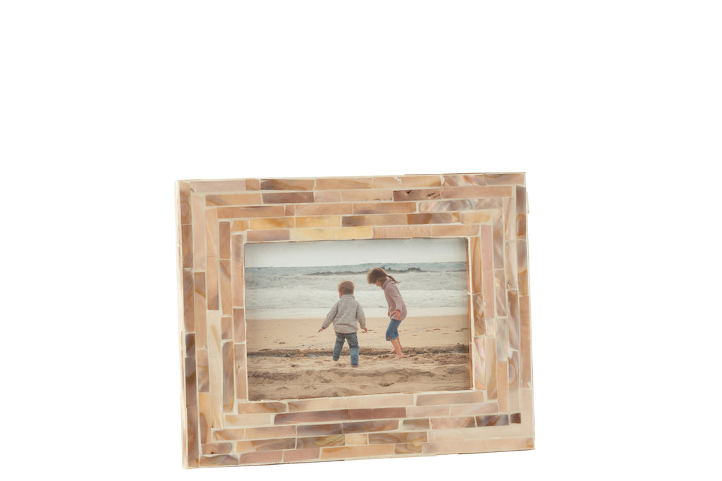 Fotolijst Nuye Schelpen/MDF Beige 10X15cm JL