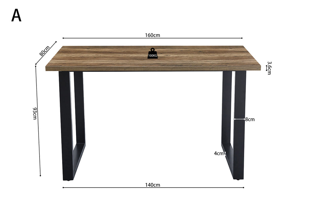 PROMO - Countertafel 'Alexander' 160 mango RS