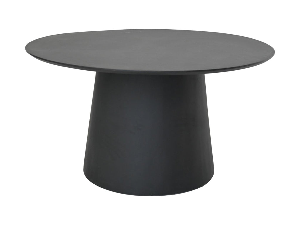 Ronde eettafel Drum - 140x140x77 - Zwart- Mangohout