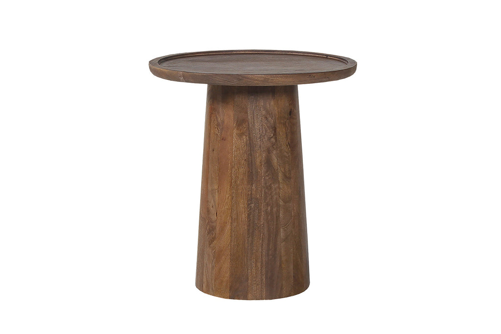 Salontafel 'Jules' 45x50 rond mango hout lichtbruin RS