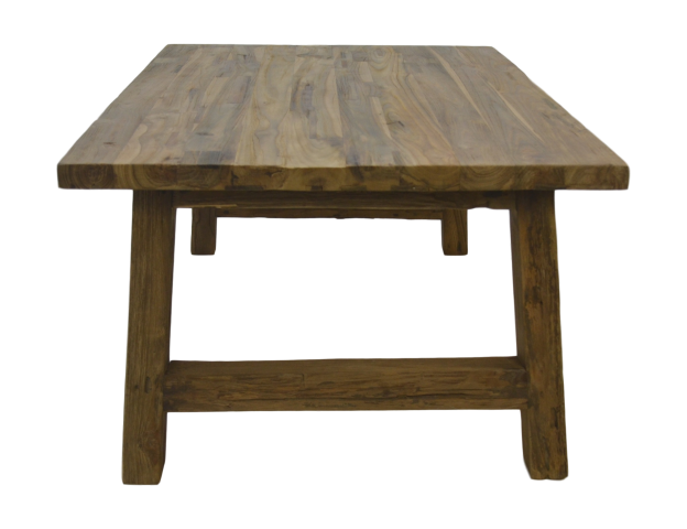 Salontafel Lawas - 120x70x45 - Natuurlijk - Oud rustiek teakhout