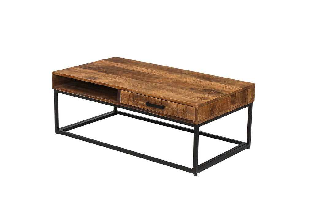 Salontafel 'Madeira' 120 met lade mango hout RS