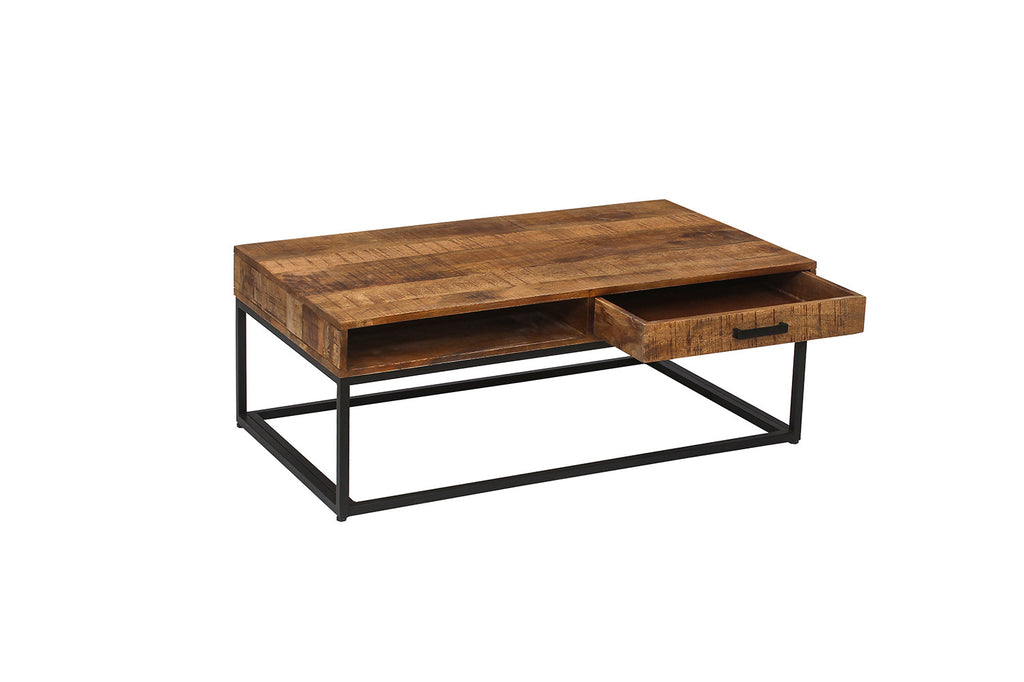 Salontafel 'Madeira' 120 met lade mango hout RS