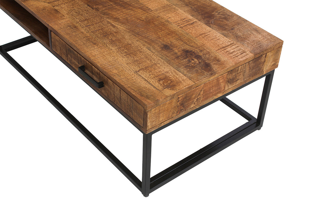 Salontafel 'Madeira' 120 met lade mango hout RS