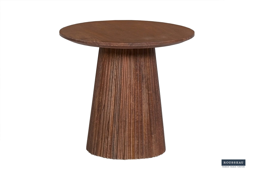 Salontafel 'Miguel' 50 rond mango hout lichtbruin RS