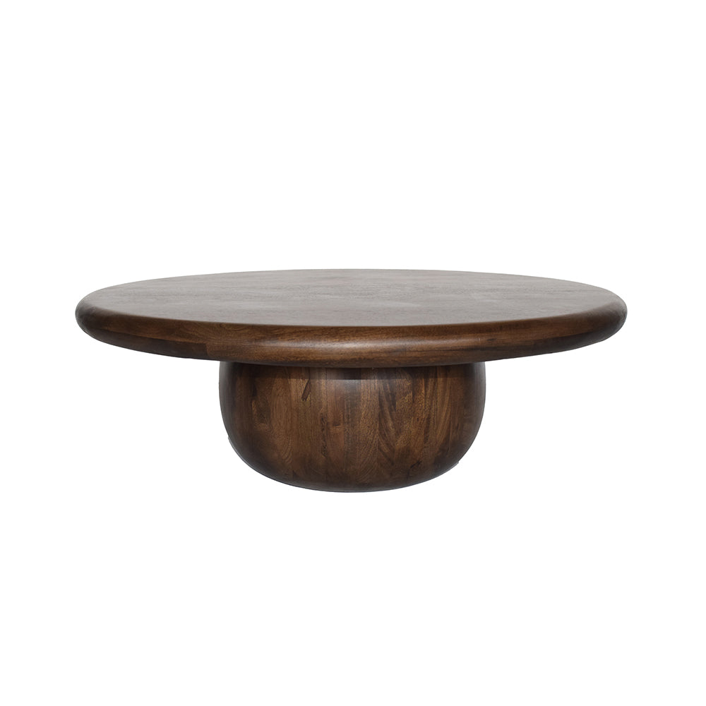 Salontafel Ø90, H30, Mango Walnut NW