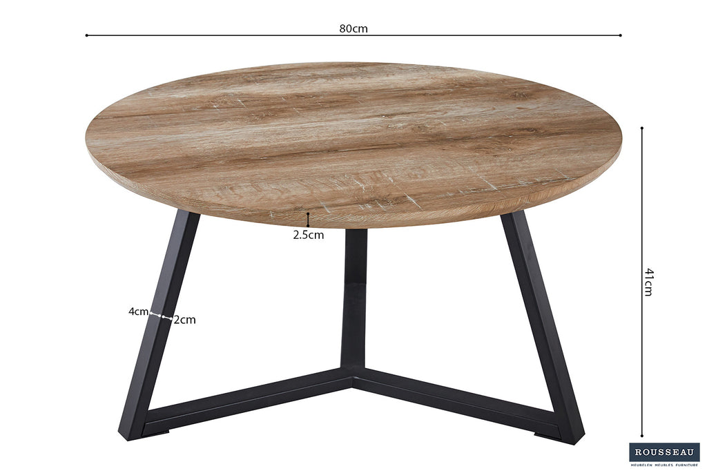 Salontafel 'Paso 1' decor oude eik RS