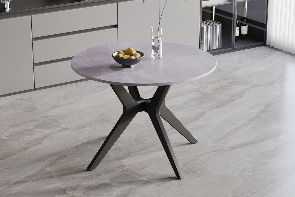 Tafel 'Apollo' 110 rond steen Italiaans grijs RS