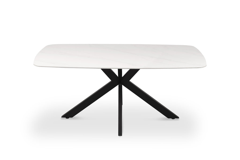 Tafel 'Apollo' 180 Deens ovaal steen wit RS