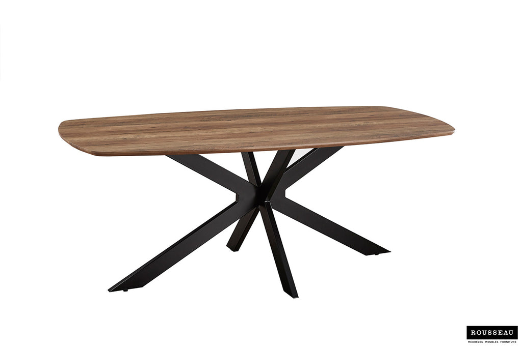 Tafel 'Aziz' 200 cm Deens Ovaal Decor Mango RS