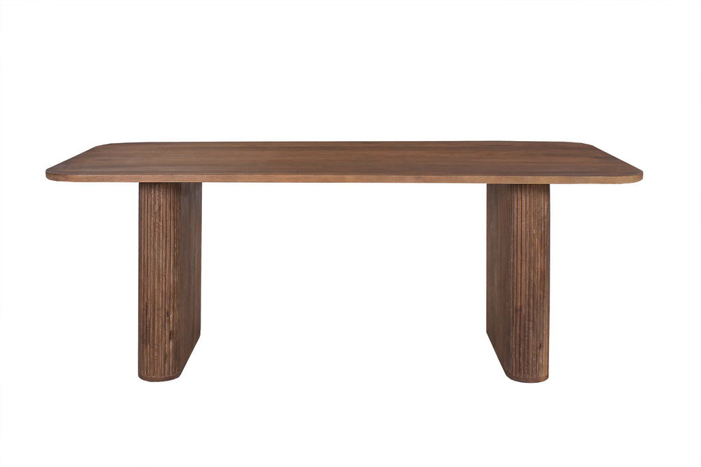 Tafel 'Jean' 200 Deens ovaal mango hout lichtbruin RS