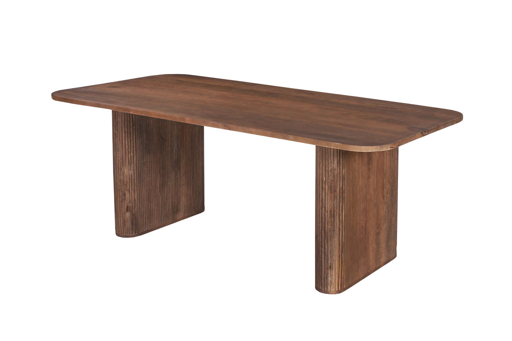 Tafel 'Jean' 200 Deens ovaal mango hout lichtbruin RS