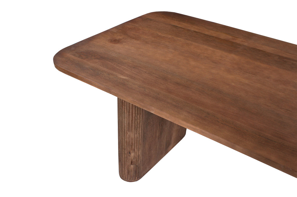 Tafel 'Jean' 200 Deens ovaal mango hout lichtbruin RS