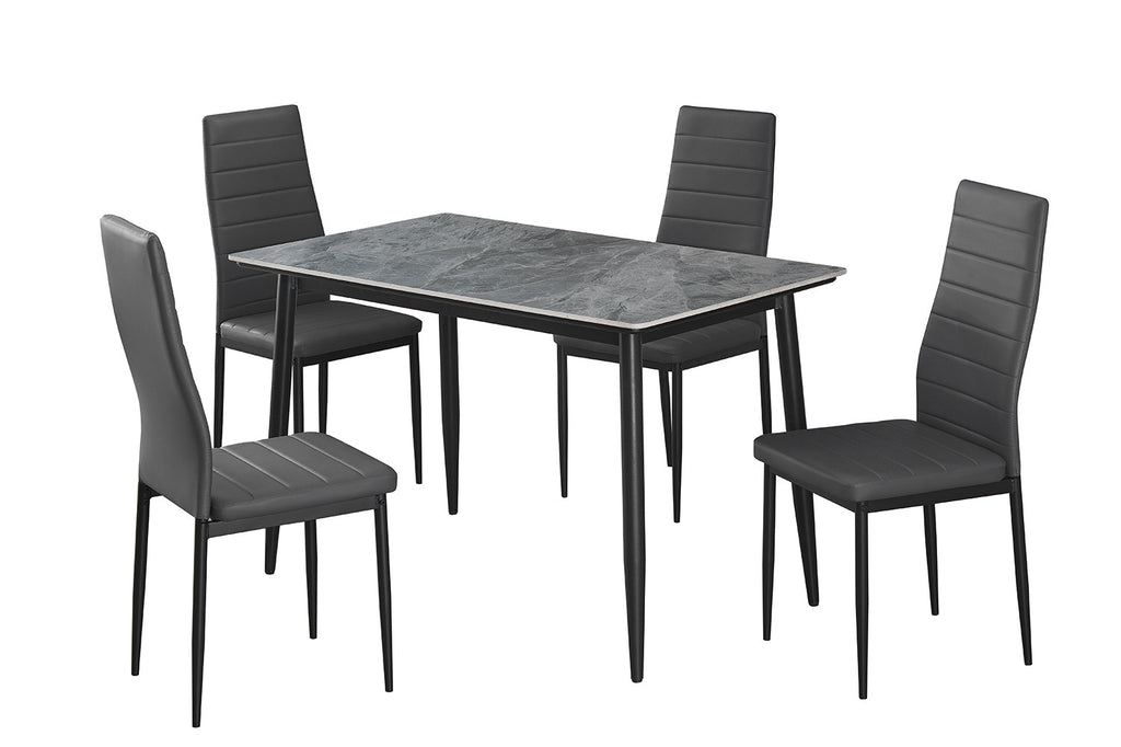 Tafel 'Kenzo' 120 rechthoekig steen grijs RS