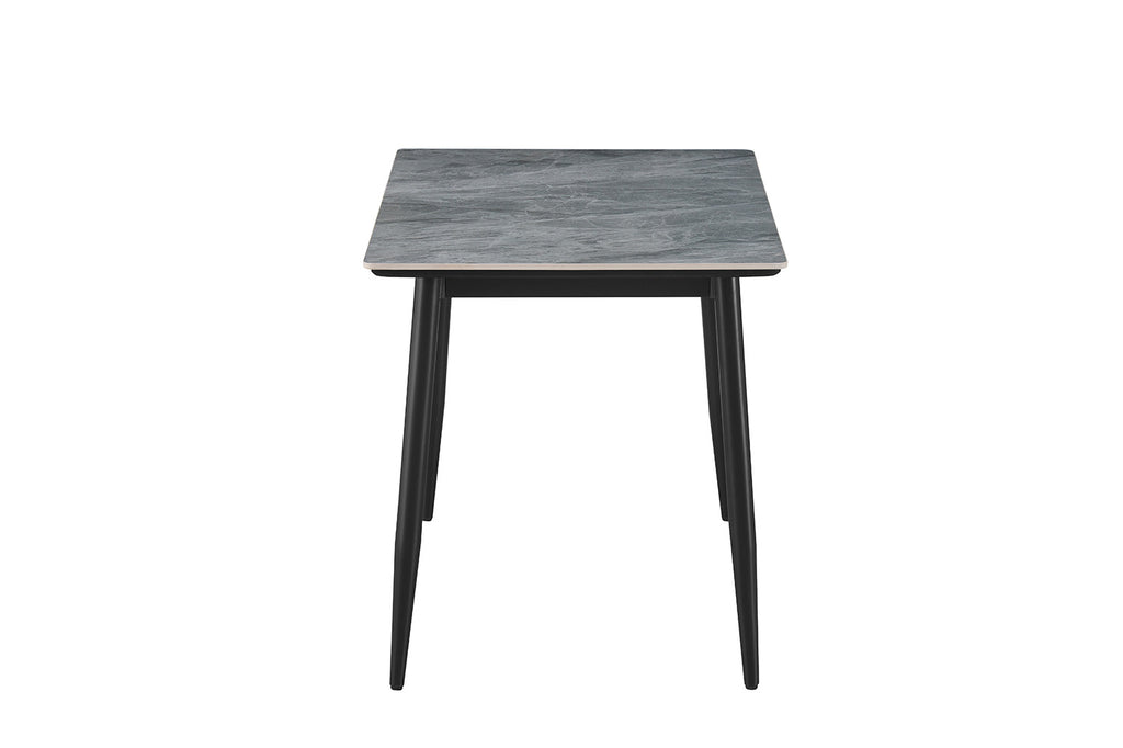 Tafel 'Kenzo' 120 rechthoekig steen grijs RS