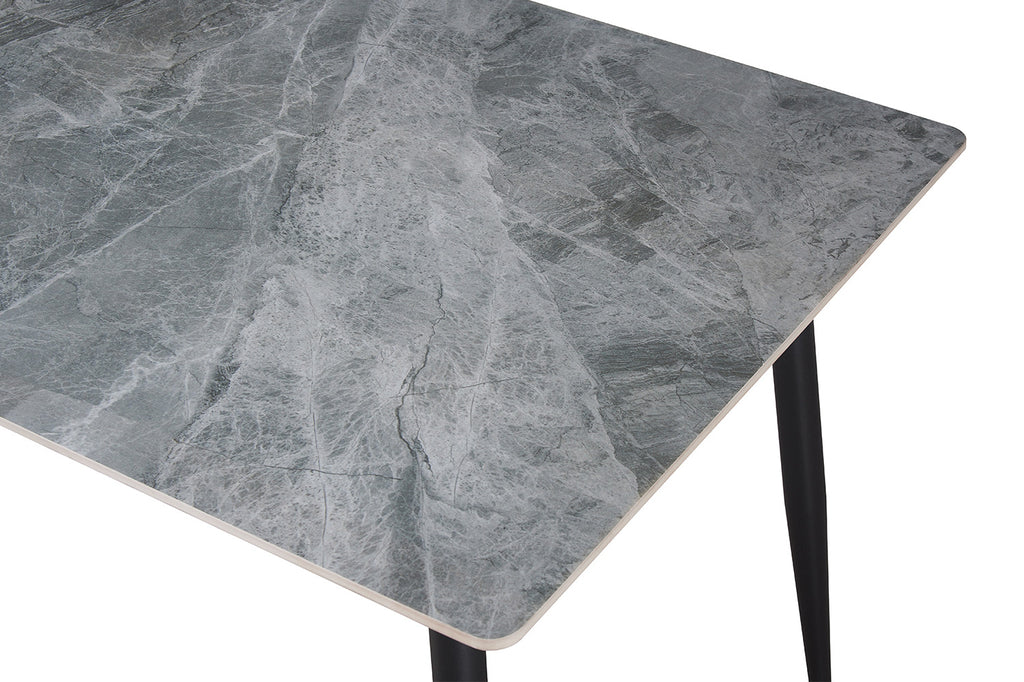 Tafel 'Kenzo' 120 rechthoekig steen grijs RS