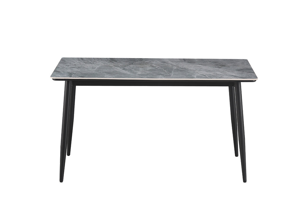 Tafel 'Kenzo' 140 rechthoekig steen grijs RS