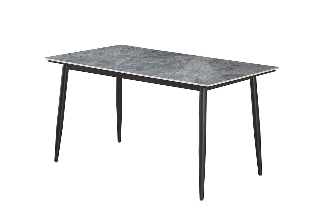 Tafel 'Kenzo' 140 rechthoekig steen grijs RS