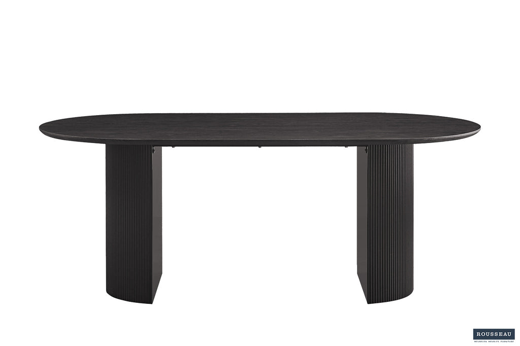 Tafel 'Lagos' 200 cm Ovaal Decor Donkerbruin RS