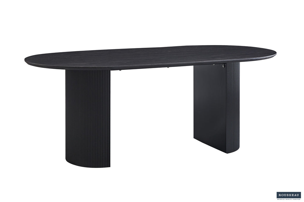 Tafel 'Lagos' 200 cm Ovaal Decor Donkerbruin RS