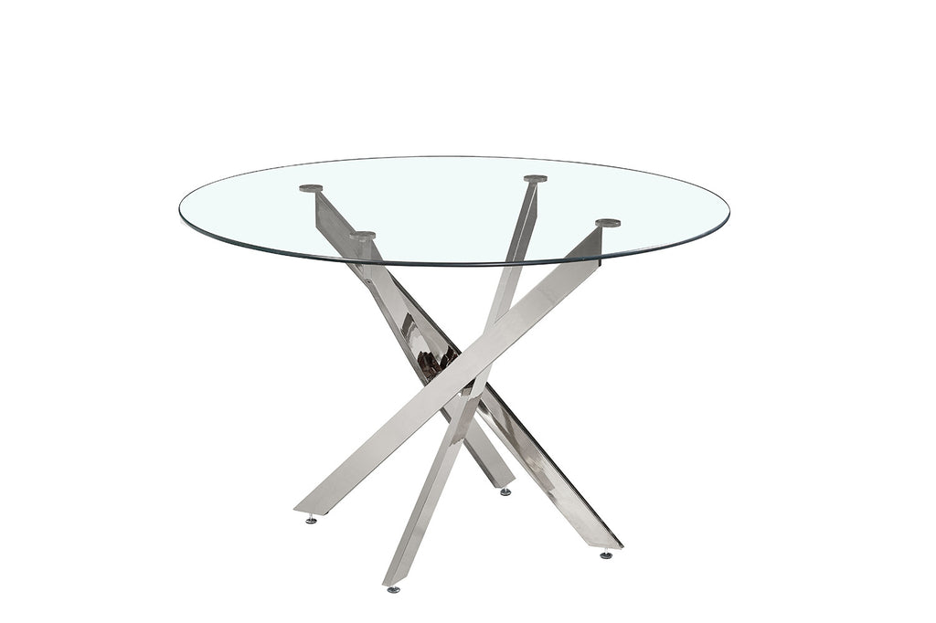 Tafel 'Lasi' 120 rond glas RS