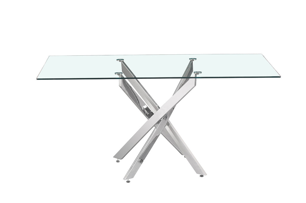 Tafel 'Lasi' 160 glas RS