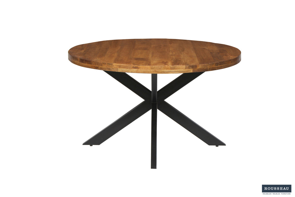 Tafel 'Maria' 130 rond mango hout RS