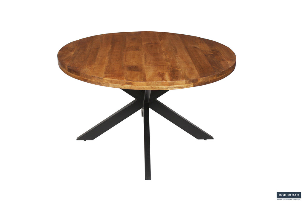 Tafel 'Maria' 130 rond mango hout RS