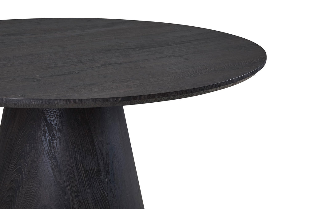 Tafel 'Miklos' 120 rond donkerbruin RS