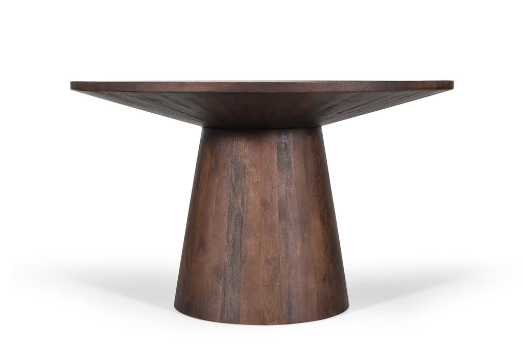 Tafel 'Tommy' 130 rond mango hout bruin RS