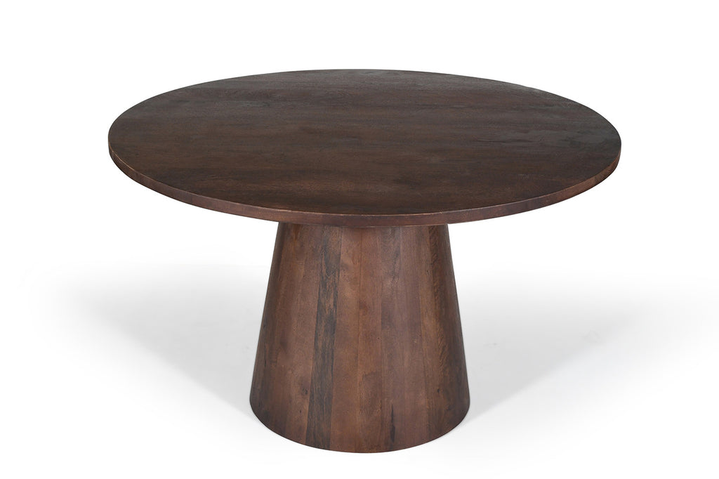 Tafel 'Tommy' 130 rond mango hout bruin RS