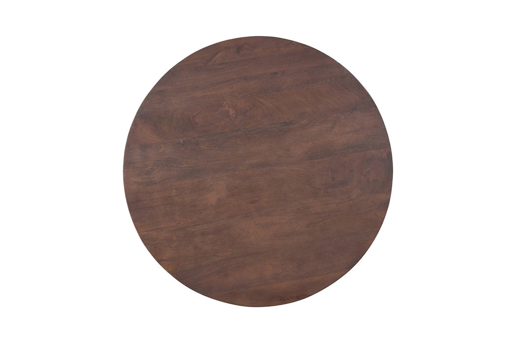 Tafel 'Tommy' 130 rond mango hout bruin RS