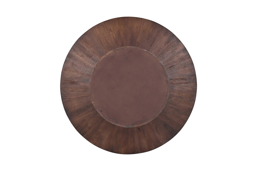 Tafel 'Tommy' 130 rond mango hout bruin RS