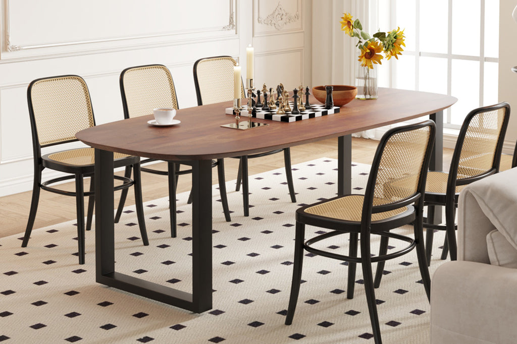 Tafel 'Tommy' 220 deens ovaal mango hout bruin RS