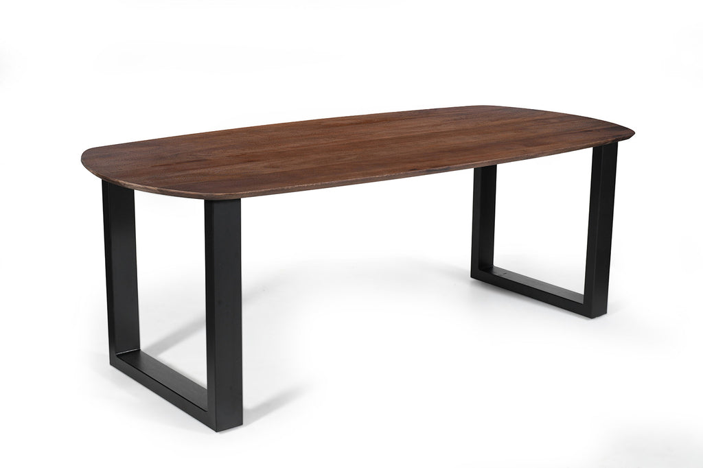 Tafel 'Tommy' 220 deens ovaal mango hout bruin RS