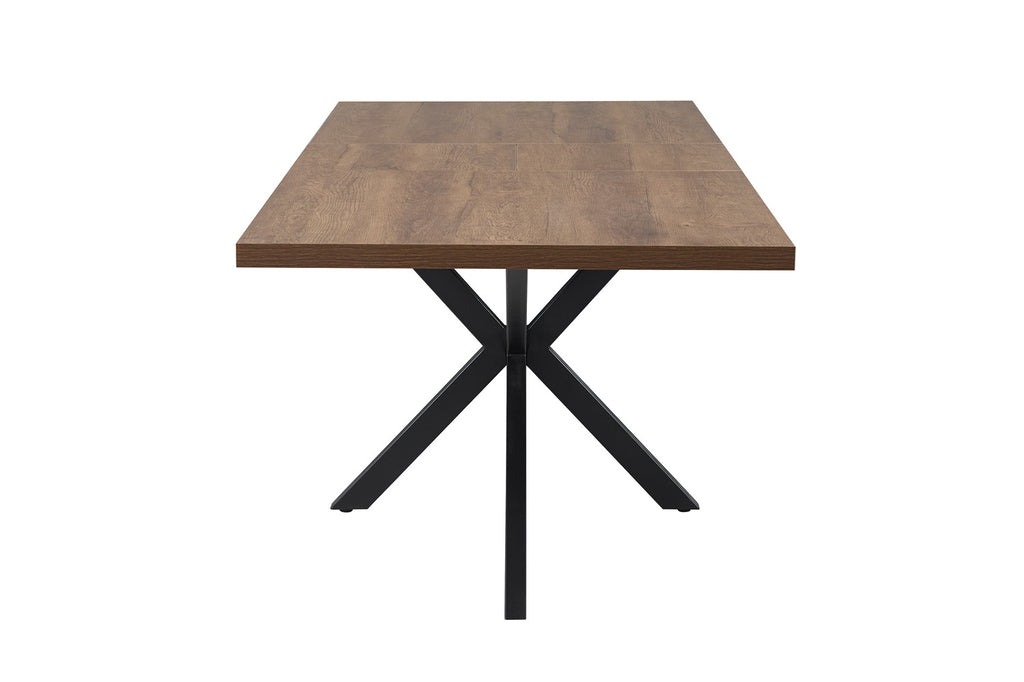 Uitschuifbare tafel 'Kos' 160-200 cm Donkerbruin RS