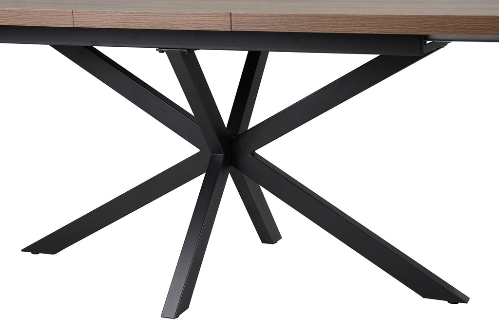 Uitschuifbare tafel 'Kos' 160-200 cm Donkerbruin RS