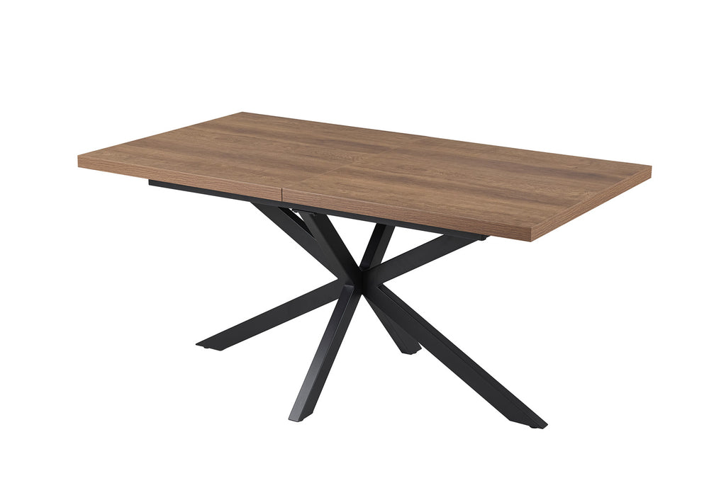 Uitschuifbare tafel 'Kos' 160-200 cm Donkerbruin RS