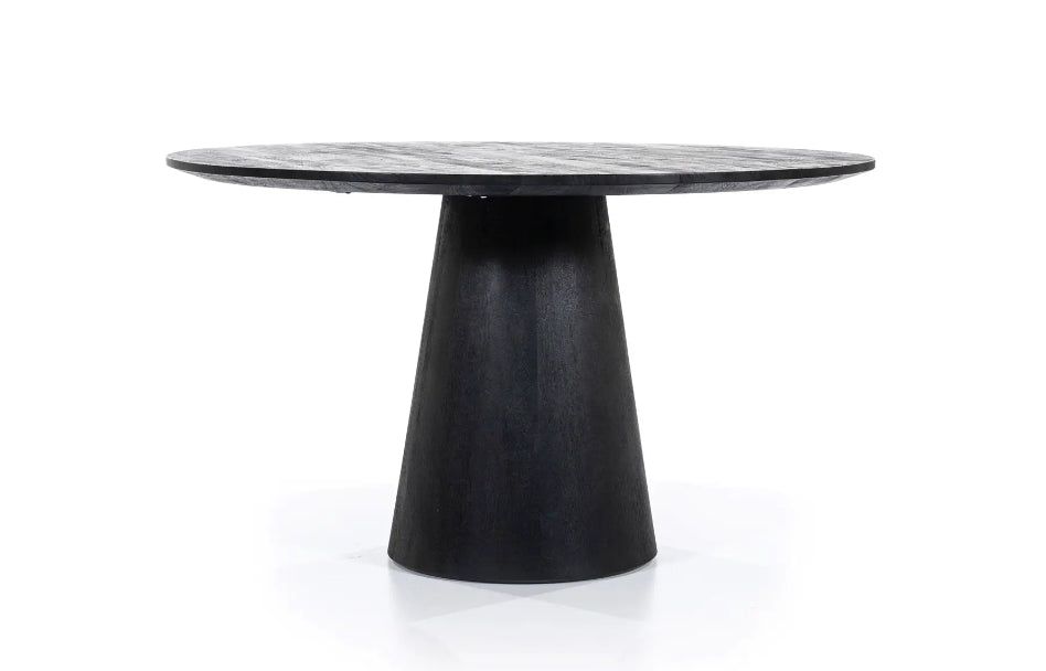 Eettafel Aron rond zwart